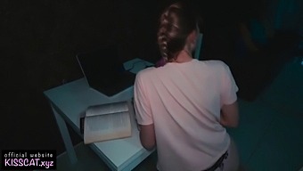 Stepbrother Uses Bondage To Help His Virgin Sister Overcome Her Porn Addiction