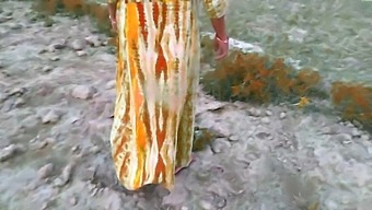 Indian Aunty And Son Caught In Outdoor Intimacy