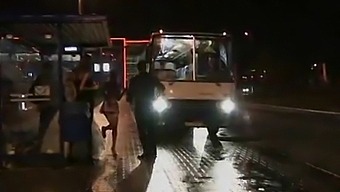 A Three-Way Sex On A Bus During A Wedding Reception