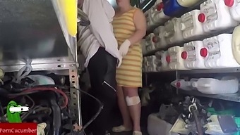 A Couple Engages In Hidden Camera Sex At Work, With Explicit Recordings And Bareback Action