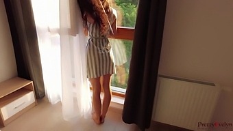 Teen Step Sister Gets Fucked While Waiting For Boyfriend