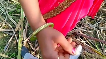 Desi Aunty Enjoys Outdoor Doggy Style In The Fields