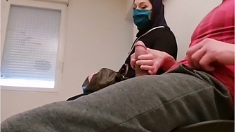 A Doctor Secretly Records His Waiting Room And Catches A Muslim Woman Pleasuring Herself With A French Man'S Penis