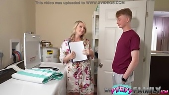 Horny Stepmom Seduces Stepson With Big Natural Tits And Big Ass