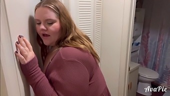 Surprise! Beautiful Fat Women Roommate Gets Caught And Filled With Creampie