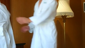 Powerful Fucking In The Sauna With A Sexy Girl