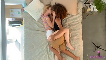 Blonde Chloe Cherry And Afro Babe Jenna Foxx In A Steamy Lesbian Video