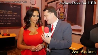 Ava Addams Teases Her Breasts For Andrea Diprè In A Sensual Video