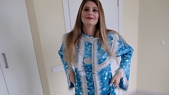 Russian Amateur Gets More Than She Bargained For With A Big Cock