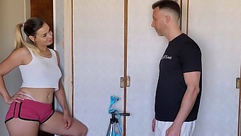 Curious Neighbor Discovers Natural Big Boobs During Old-School Argentine Sex Session