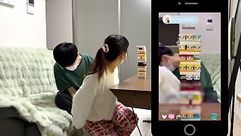 Big-Boobed Amateur Babe Gets Off On Live Streaming In This Japanese Hentai Video