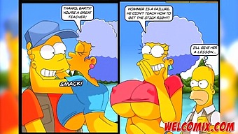 Experience The Ultimate Pleasure With The Hottest Cartoon Breasts And Booties In Simpsons-Inspired Hentai!