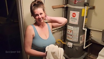 A Mature Woman With Big Breasts Entices Her Young Tenant For Oral Sex In This Brutal Hd Video.