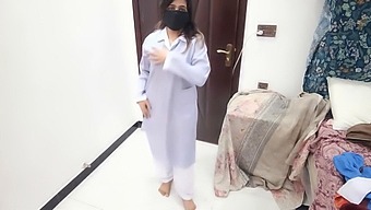 Sobia Nasir'S Seductive Striptease In College Dorm Room