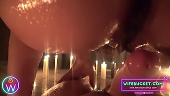 Intimate Homemade Threesome With Busty Wife And Her Lover
