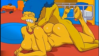 Marge'S Anal Creampie Leads To Squirting Orgasm In Hentai Video