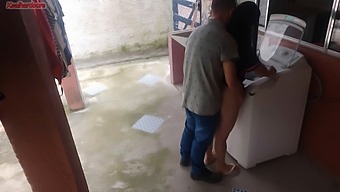 A Voluptuous Housewife In Brazil Offers Her Rear To A Repairman While Her Spouse Is Away, With Him Eagerly Accepting Her Offer For A Steamy Encounter