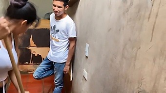 Intimate Encounter With Stepdad In Laundry Room