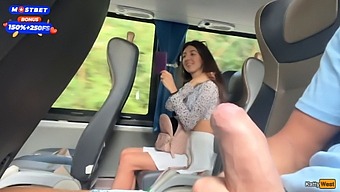 Public Bus Jerk Off Scene With A Happy Ending